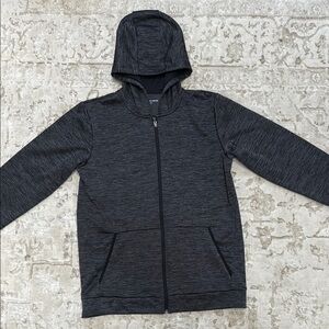 Under Armour Gray Bomber Hoodie with Athletic Design